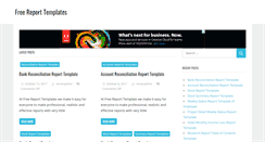 Desktop Screenshot of freereporttemplate.com